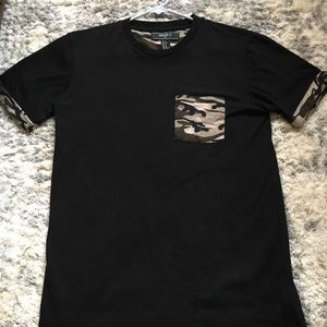 Forever 21 Camo Pocket Tee